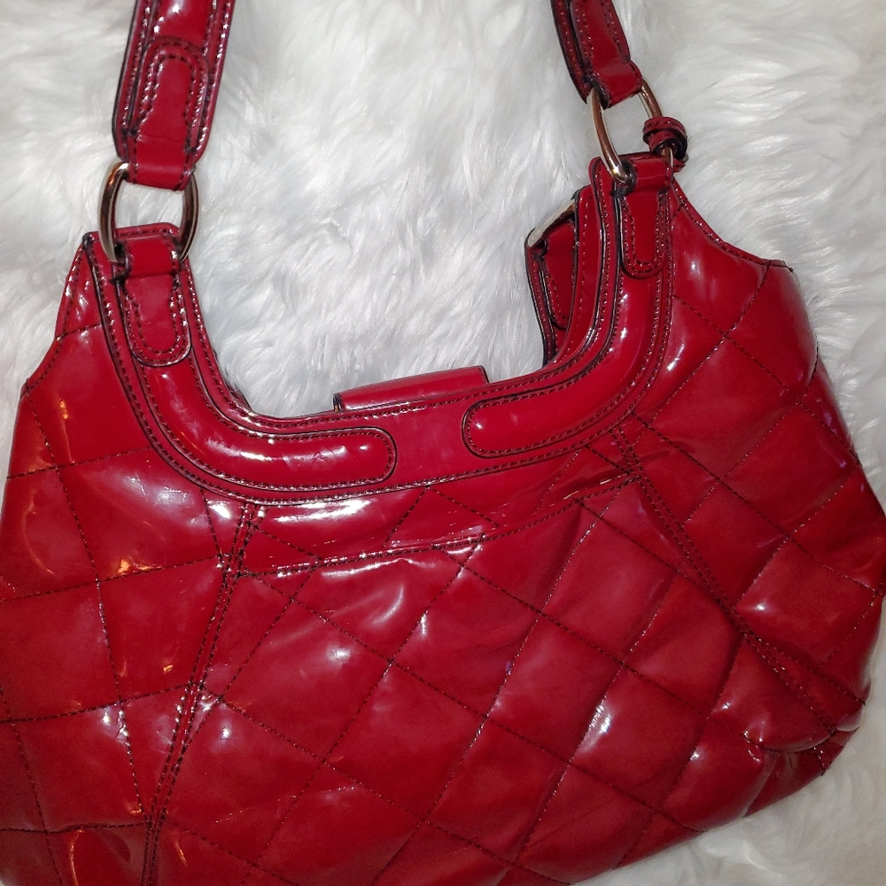 Red Maxximum NY Large Hobo Handbag